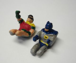 Hotwheels Batman model BATMOBILE BATMAN AND ROBIN FIGURES 1/43 scale u paint 2