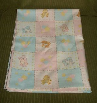 Vintage Care Bears Baby Bed Sheet B