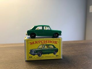 Vintage Matchbox Series 64 Mg 1100 W Dog Box 1960 