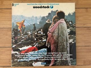 Woodstock: Music From The Soundtrack 1970 Cotillion ‎sd 3 - 500 Monarch Vinyl Vg,