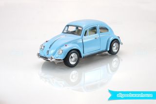 1967 Volkswagen Classical Beetle 1:32 Scale 5 " Die Cast Hobby Blue Model Car