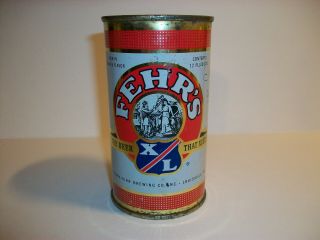 FEHR ' S X/L FLAT TOP 12 OZ.  BEER CAN KEGLINED LOUISVILLE KY 3