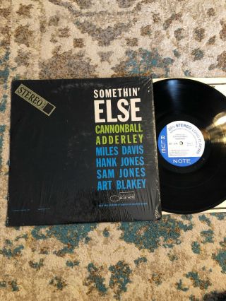 Cannonball Adderley / Miles Davis Somethin’ Else Lp Blue Note Bst - 1595 Stereo