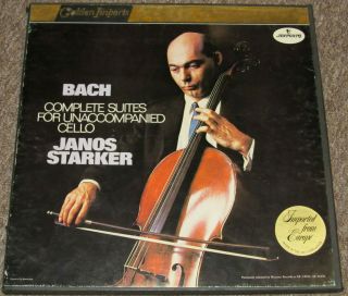 Janos Starker - Bach: Complete Suites Unaccompanied Cello 3xlp Mercury Sri 3 - 77002