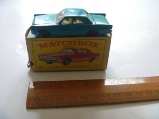 Vintage Lesney Matchbox Boxed Lincoln Continental