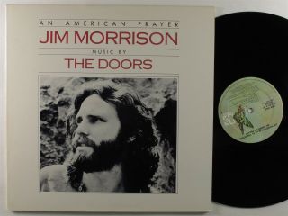 Doors/jim Morrison An American Prayer Elektra Lp Vg,  Gatefold W/attached Book