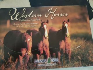 Leanin Tree Western Horses 20 Blank Cards Assortment 2 Ea Of 10 Designs 90641