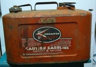Vintage Kiekhaefer Mercury 6 Gallon Gas Can