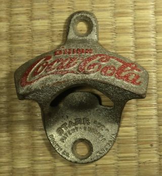 Wall Mounted Coca - Cola Bottle Opener / Starr " X " / W.  Germany / Vintage