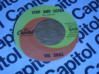 Garage 45,  The Shag.  Stop And Listen / Melissa.