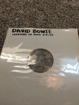 David Bowie Legends Of Rock Radio Promo Vinyl NBC 2