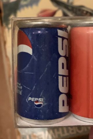 Rare Pepsi Co Inc Miniature Models Soda Can Pop Bottles 2” NOS 8