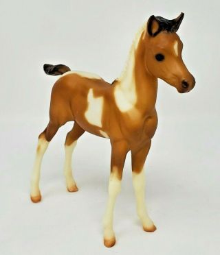 Breyer Model Traditional Horse Ss Morning Star Proud Arabian Foal Tobiano Euc