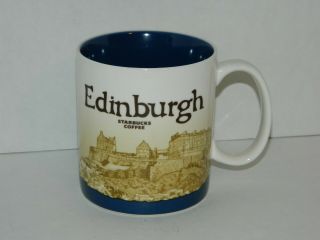 Starbucks Edinburgh Scotland Uk City Global Icon Series Coffee Mug 16oz Cup