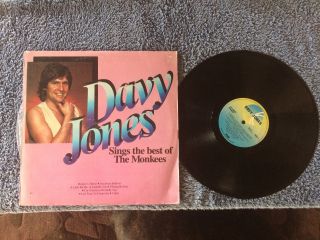 Davy Jones Sings The Best Of The Monkees Lp Record 12 "
