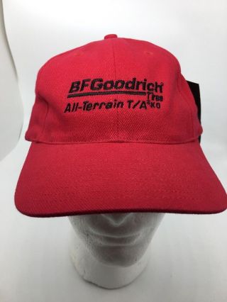 Bf Goodrich Tires All Terrain Red Nwt Trucker Cap Hat