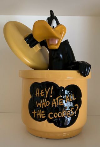 Daffy Duck Cookie Jar - Warner Bros Studio Store Looney Tunes