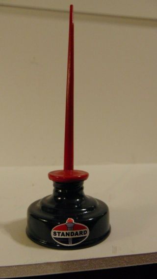 Standard Vintage Miniature Pump Oil Can Gasoline Station Gas Spout Mini Usa
