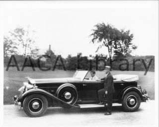 1932 Packard Twin Six Dietrich Convertible Sedan,  Factory Photo (ref.  61722)