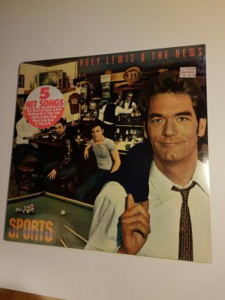 Vintage Huey Lewis And The News - Sports Lp - Tower Records