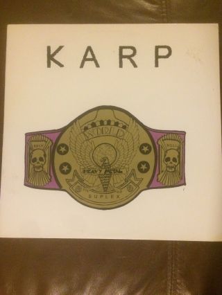 Karp - Suplex Lp Yellow Vinyl K Melvins Tad Big Business Metal Sleep High On Fire