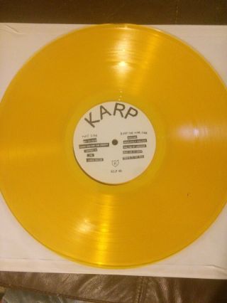KARP - Suplex LP Yellow Vinyl K Melvins Tad Big Business Metal Sleep High On Fire 3