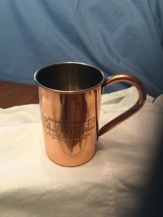 Collectible St.  Augustine Distillery Copper - Tone Tall Mug Stein Mule Nwt 25.  00