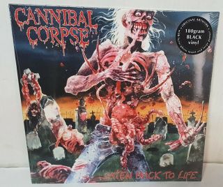 Cannibal Corpse Eaten Back To Life Black Vinyl Lp Record
