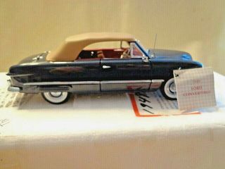 Franklin 1949 Ford Convertible Classic Car,  Diecast Metal On Scale 1/24