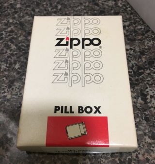 Nos Gulf Oil Company Zippo Pill Box Holder
