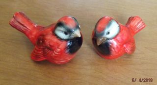 2 Goebel Red Cardinal Birds Cv 73