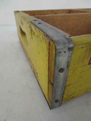 Vintage Wooden Coke Crate Coca - Cola Carry Tray 6
