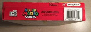 Kellogg ' s Mario Cereal Odyssey Limited Edition with amiibo Nintendo 8.  4oz 5