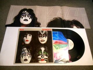 Dynasty By Kiss Lp W Poster