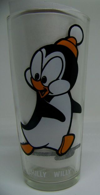 Chilly Willy 1977 Character Glass Walter Lantz Cartoon Pepsi Collector Series