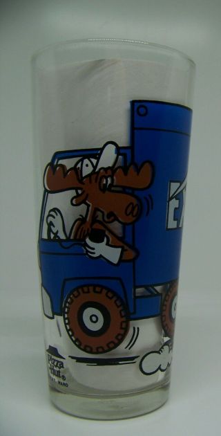 Cb Lingo Pizza Hut Character Glass Bullwinkle Driving Van Dudley Do Right Car