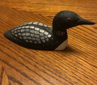 Vintage Jennings Decoy Company Miniature Collectable Loon