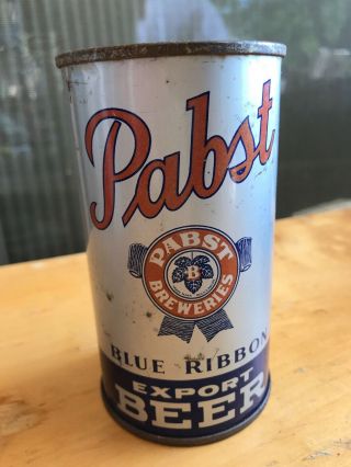 Vintage Pabst Blue Ribbon Beer Tapa Can