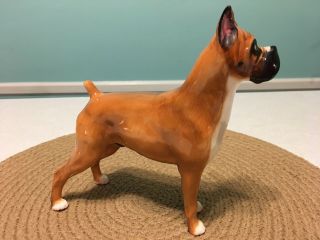 Champion Warlord Of Mazelaine Boxer Figurine Dog,  Royal Doulton,  Cuteness