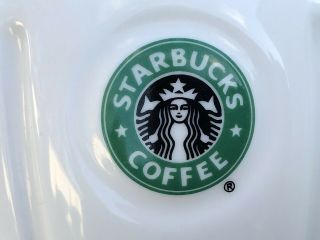 Starbucks Barista Ribbed Coffee Mug Tea Cup Embossed Siren Mermaid Logo 2003 5