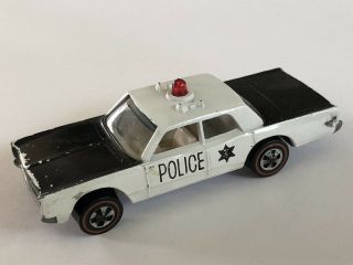 Hot Wheels Redline 1969 Custom Police Cruiser - Opaque Red Light