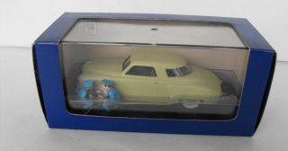 Rare Tintin Snowy Car Atlas Die - Cast The Studebaker 66 2007 France