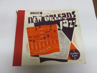 78 Rpm 10 Inch Album - Jazz - Decca 144 - Orleans Jazz (6 Disc Set) - Various Artist
