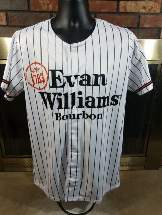 Evan Williams Bourbon.  83 Pinstripe Mlb Baseball Style Jersey Mens Size Medium