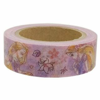 Disney Masking Tape Washi Paper Sticker Seal Tangled Princess Rapunzel Japan 2