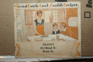 1928 Battle Creek Health Recipes Pilson 