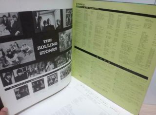 THE ROLLING STONES / GOLDEN ALBUM,  RARE JAPAN ONLY LONDON 1966 ORIG.  LP GF EX, 5