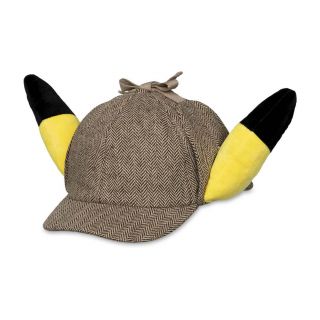 Official Pokemon Detective Pikachu Movie Plush Ears Hat Capcosplay Promo Merch
