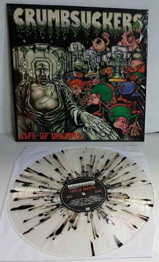 Crumbsuckers Life Of Dreams Clear Splatter Vinyl Lp Record