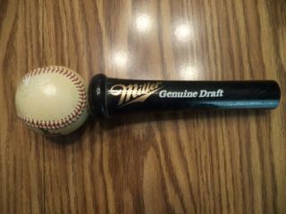 Miller Draft Baseball On Bat Tap Handle
